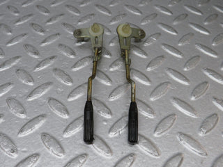 W126 rear door lock knob pair used OEM