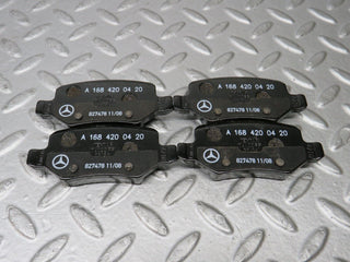W168 rear brake pads new OEM