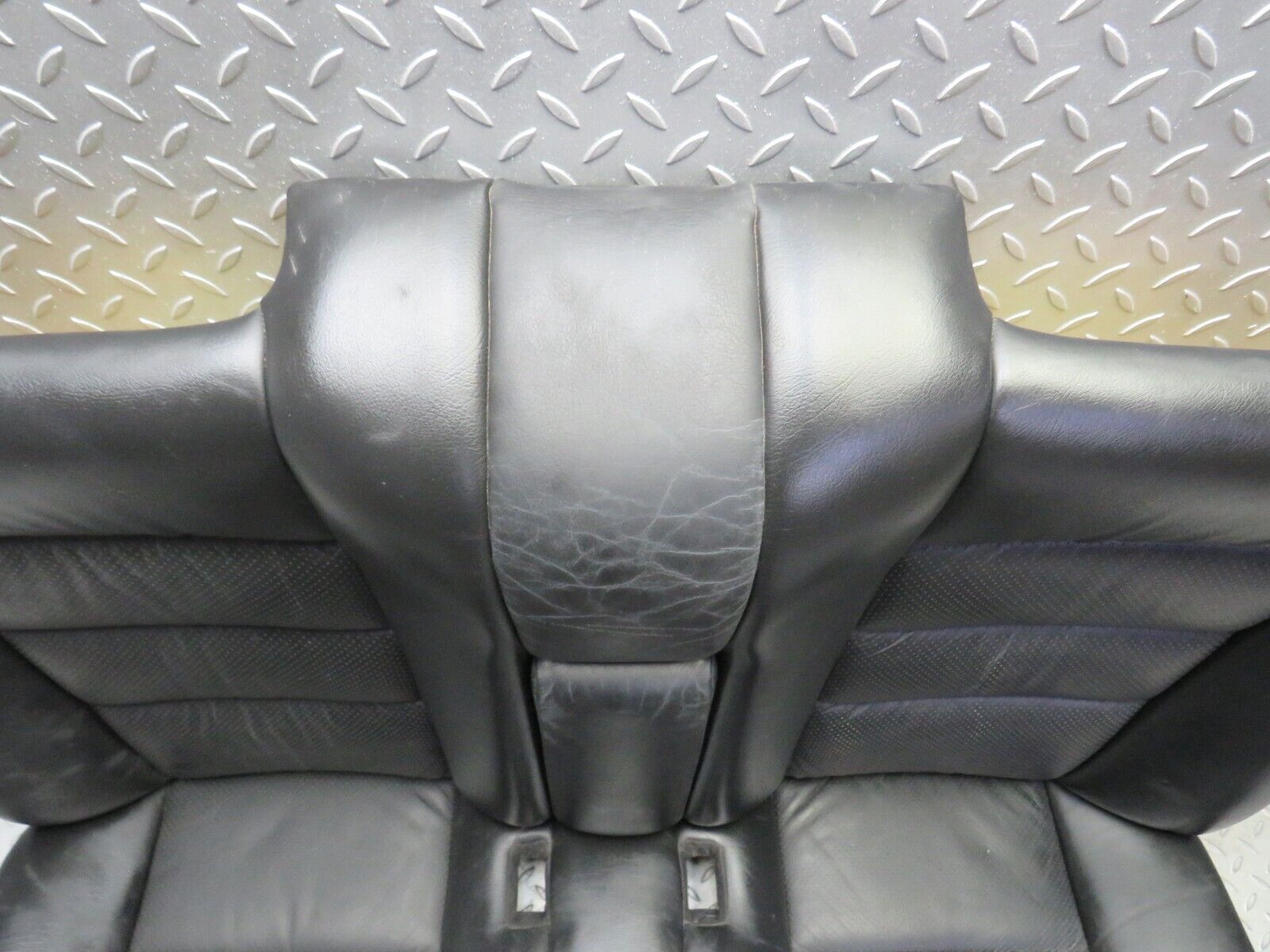 37878 Mercedes-Benz A124 320E Cabriolet Rear Seat Leather Black 1249203116