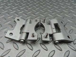 R107 SLC door hinges right pair used OEM