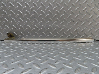 W116 rear right door chrome window channel used OEM