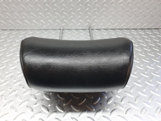 W123 front seat headrest leather black used OEM