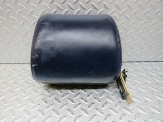 R129 SL front left seat headrest blue leather used OEM