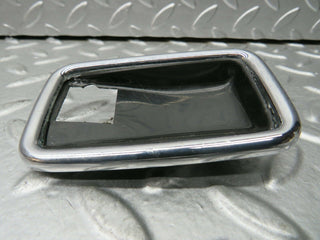 W123 Wagon chrome frame for door opener right used OEM