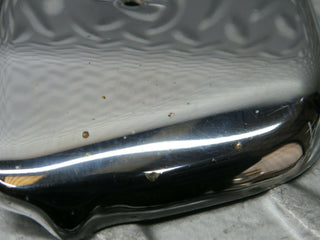 W123 Coupe b pillar chrome cover plate left side used OEM