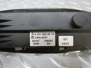 W221 dashboard control switch unit panel used OEM