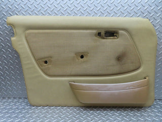 W123 front left door card cream used OEM