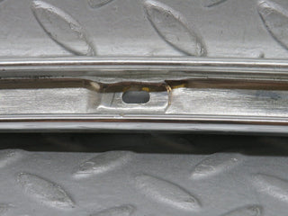 W108 rear right door chrome window channel used OEM