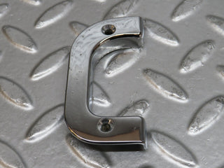 29682 Mercedes-Benz W123 230E Right Interior Chrome Door Latch Trim 1237230224