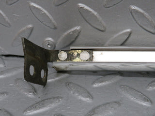 W108 rear left door window chrome channel used OEM