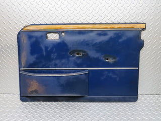W109 front right door card blue used OEM