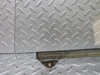 W110 Fintail Heckflosse front left door window glass used OEM