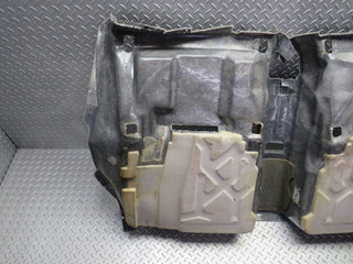 W124 rear floor carpet grey used OEM
