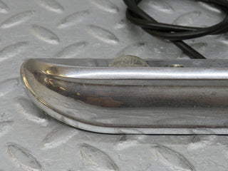 W108 number plate light trunk lid chrome used OEM