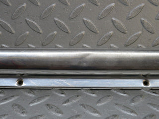 W109 rear left door sill chrome used OEM