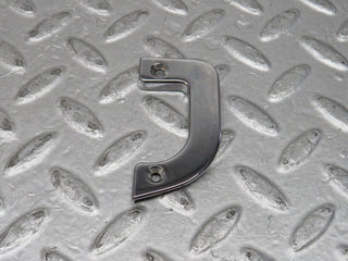 W109 door latch interior chrome trim right side used OEM