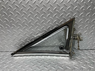W108 front left quarter window used OEM