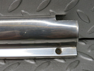 W109 rear right door sill chrome used OEM