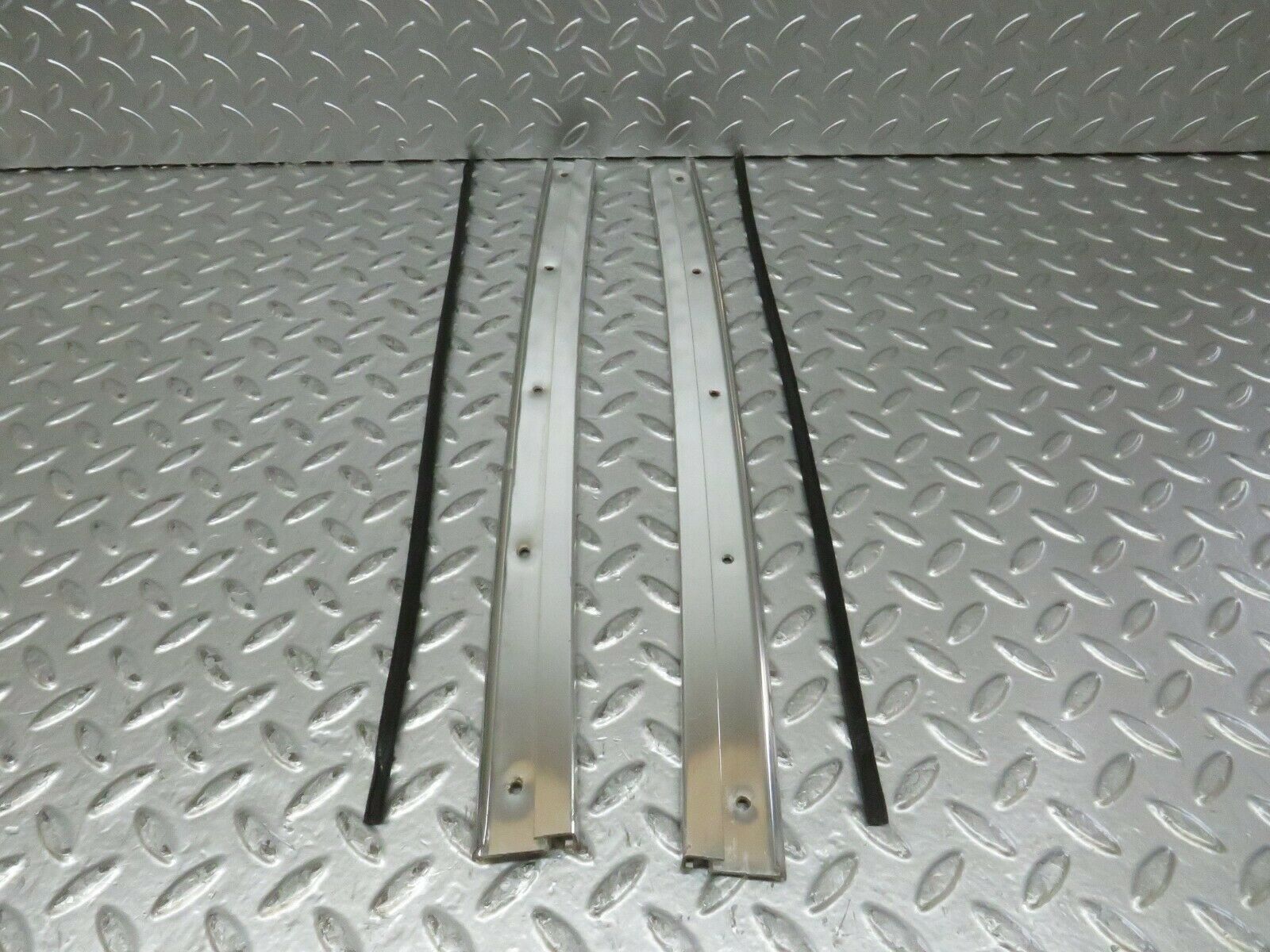 23820 Mercedes-Benz C107 450SLC Coupe A Pillar Chrome Moulding Trim Pair