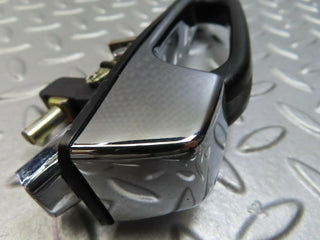 W123 exterior chrome door handle rear right used OEM