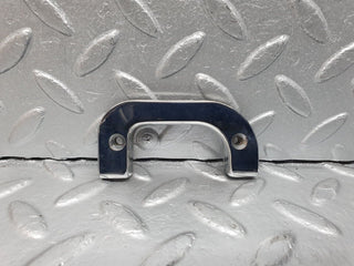 W126 interior chrome door latch trim right used OEM