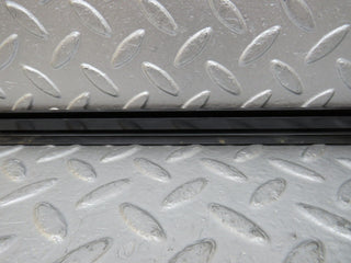W210 front right door window exterior trim used OEM