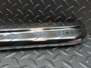 W108 rear left upper bumper corner used OEM