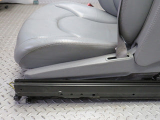 R129 SL electric front left passenger seat leather grey used OEM