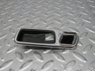 W123 chrome frame door handle front left used OEM