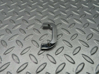 W123 Coupe right interior chrome door latch trim used OEM