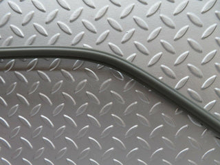 W124 front left door window frame trim cover used OEM