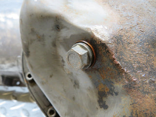 W123 oil pan oil sump used OEM