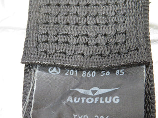 36758 Mercedes-Benz W201 190E 2.0L Rear Seat Belt & Buckle 1268601886 2018605685 2018606069