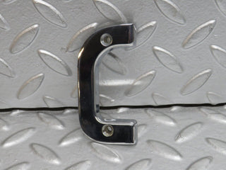 32181 Mercedes-Benz W123 230E Right Interior Chrome Door Latch Trim 1237230224