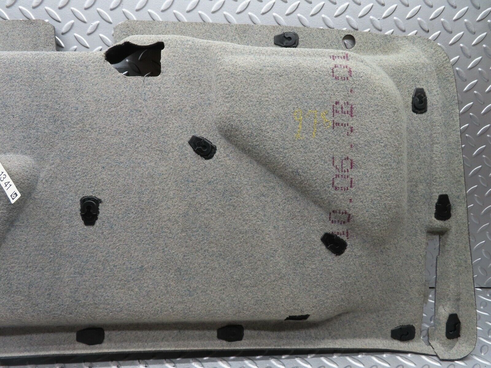 17092 Mercedes-Benz R129 300SL Coupe Interior Boot Lid Carpet Grey 1296901341