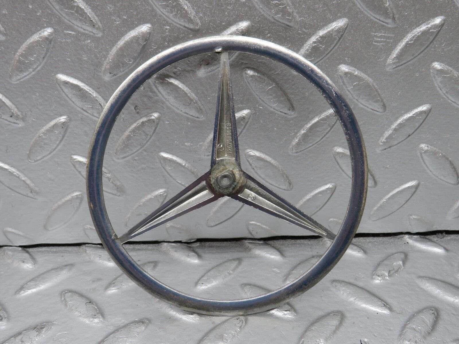 34355 Mercedes-Benz C126 380SEC Coupe Trunk Boot Lid Emblem  1267580058