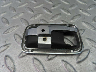 W108 chrome frame for door opener left used OEM