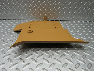 W123 Wagon kick panel left side palomino used OEM