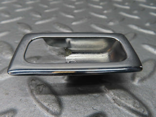 W123 Coupe door lock handle surround chrome used OEM