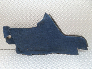 W123 centre console carpet blue left side used OEM