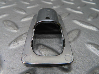 W123 Coupe door lock handle surround chrome used OEM