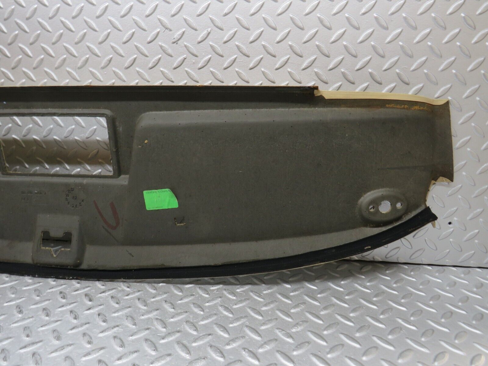 36924 Mercedes-Benz C126 420SEC Coupe Headlining Roof Panel Beige 1266903550