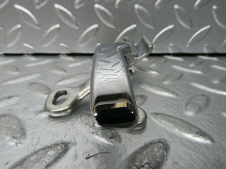 W116 left interior door handle chrome used OEM