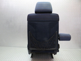 W201 Baby Benz front left passenger seat blue used OEM