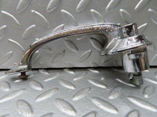 W121 Ponton exterior chrome door handle rear left used OEM