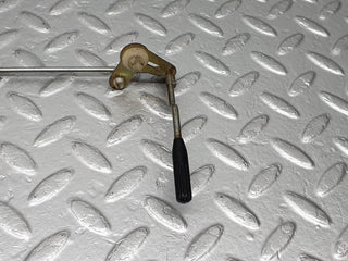 W126 rear right door lock vacuum actuator & knob used OEM