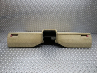 R129 SL rear storage carpet panel beige used OEM