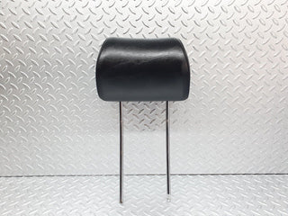 W123 front seat headrest leather black used OEM