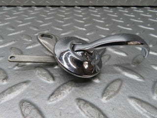 W121 Ponton rear left interior chrome door handle used OEM