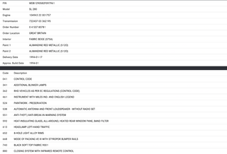38455 Mercedes-Benz R129 280SL Coupe Fuel Tank Rubber Seal Set 1294710381 1294710481